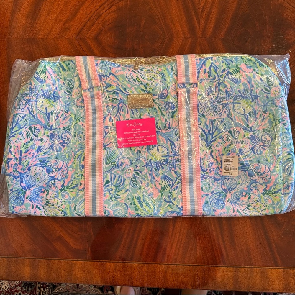 NWT Lilly Pulitzer Weekender Duffel Bag Soleil It On Me - Picture 16 of 16